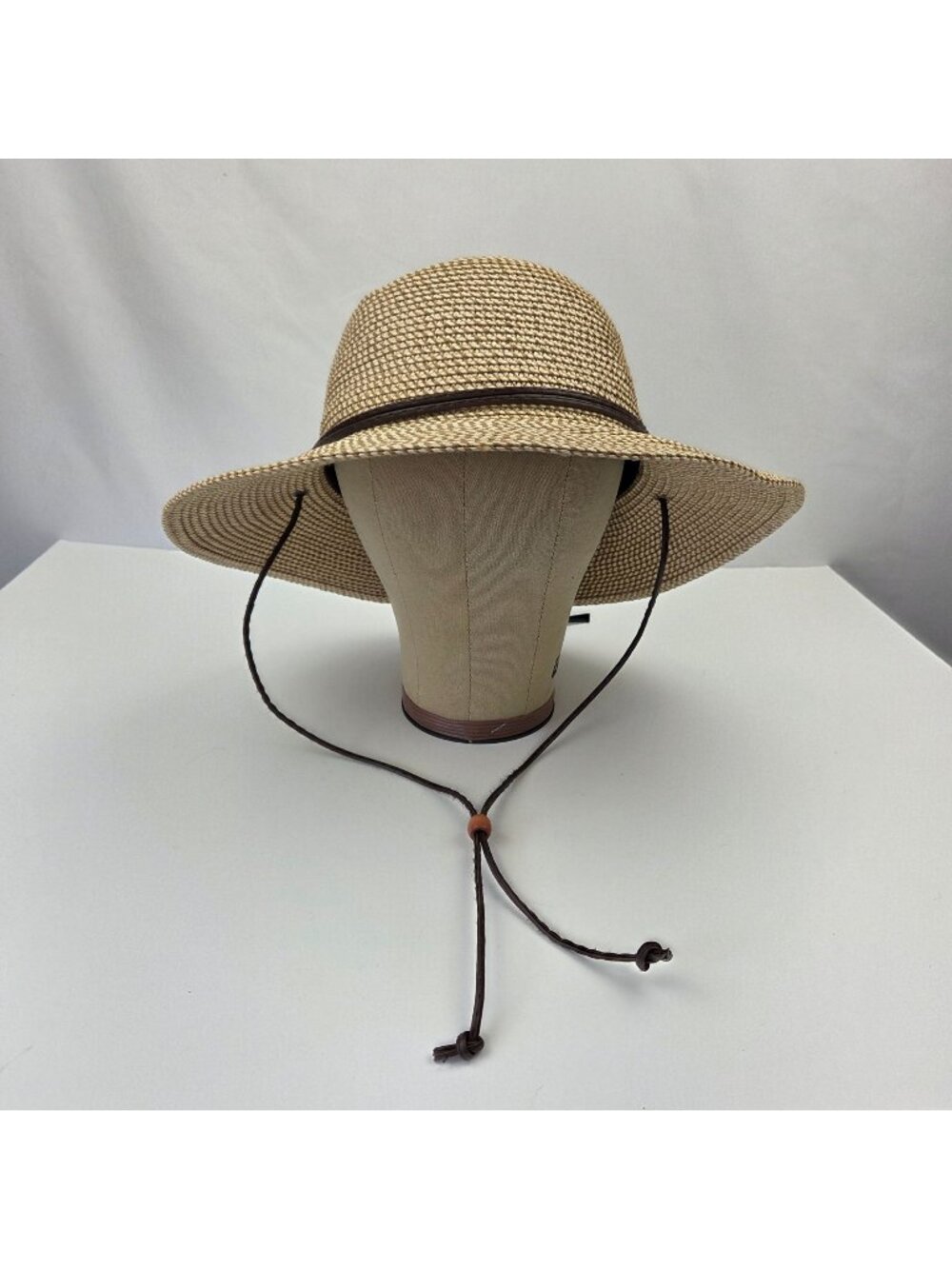 Solar Escape Wide Brim Sun Hat With Adjustable Chin Cord & Headband Lightweight